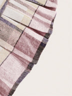 Pleated Plaid Mini Skirt - Piña Colada