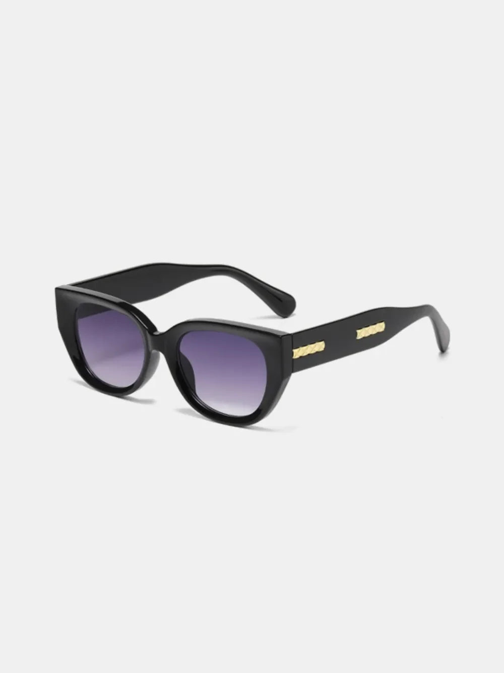 Cat Eye Polycarbonate Frame Sunglasses - Piña Colada