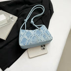 Raw Hem Shoulder Bag - Piña Colada