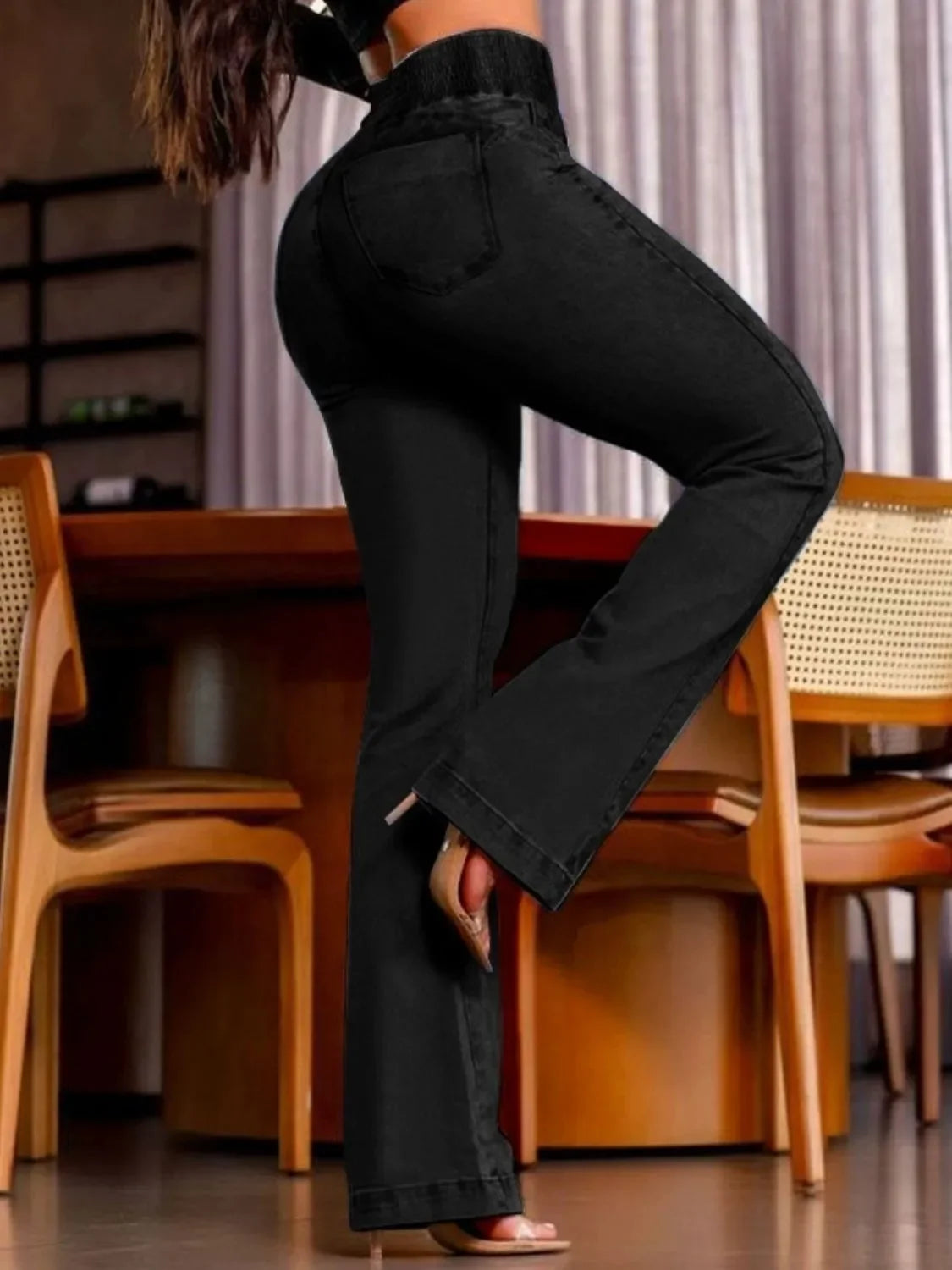High Rise Bootcut Jeans - Piña Colada