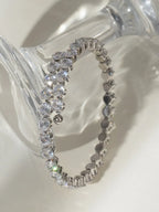 Stainless Steel Inlaid Zircon Bracelet - Piña Colada