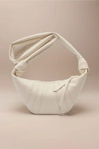 Zenana Vegan Leather Croissant Crossbody Bag - Piña Colada
