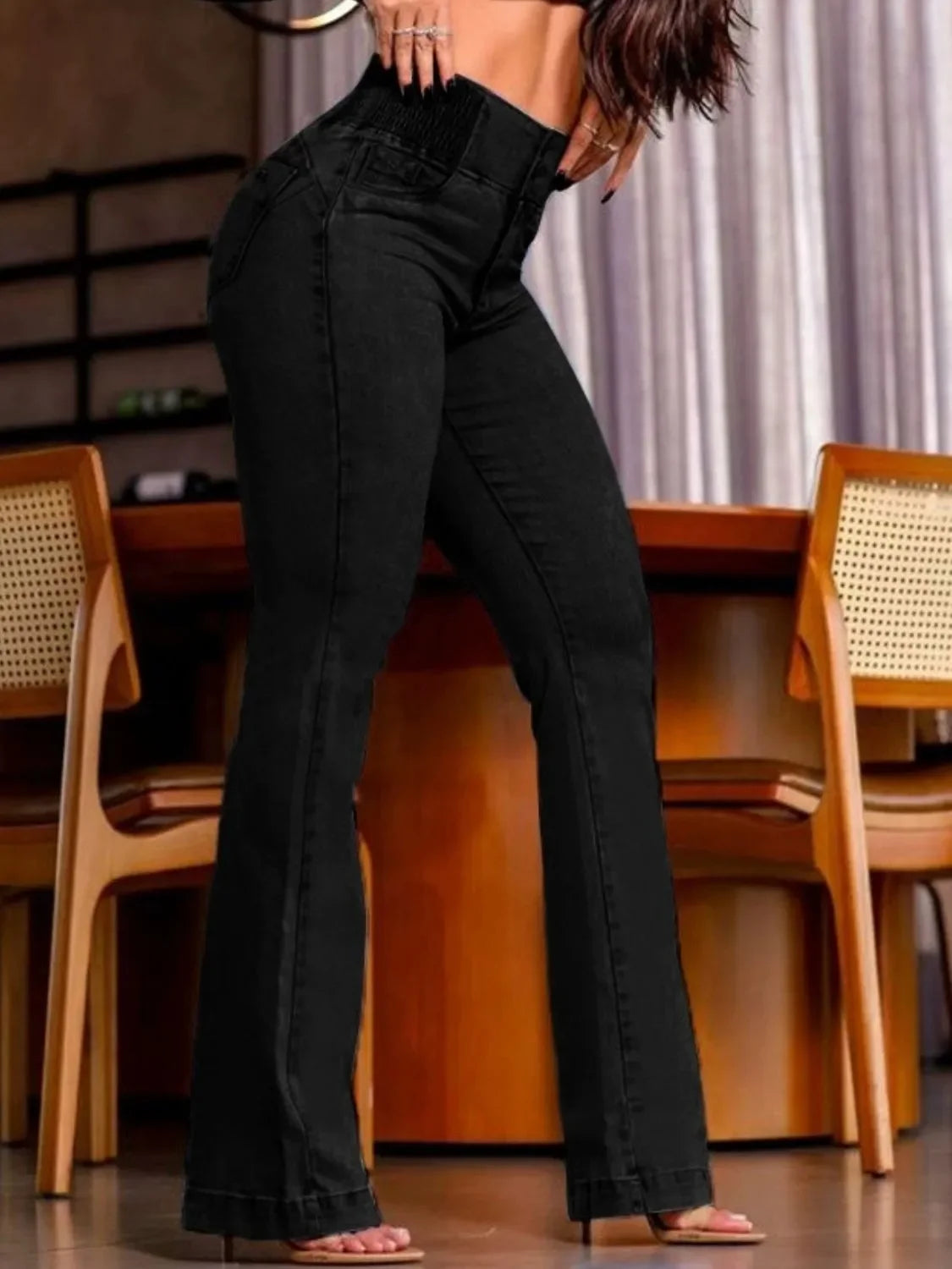 High Rise Bootcut Jeans - Piña Colada