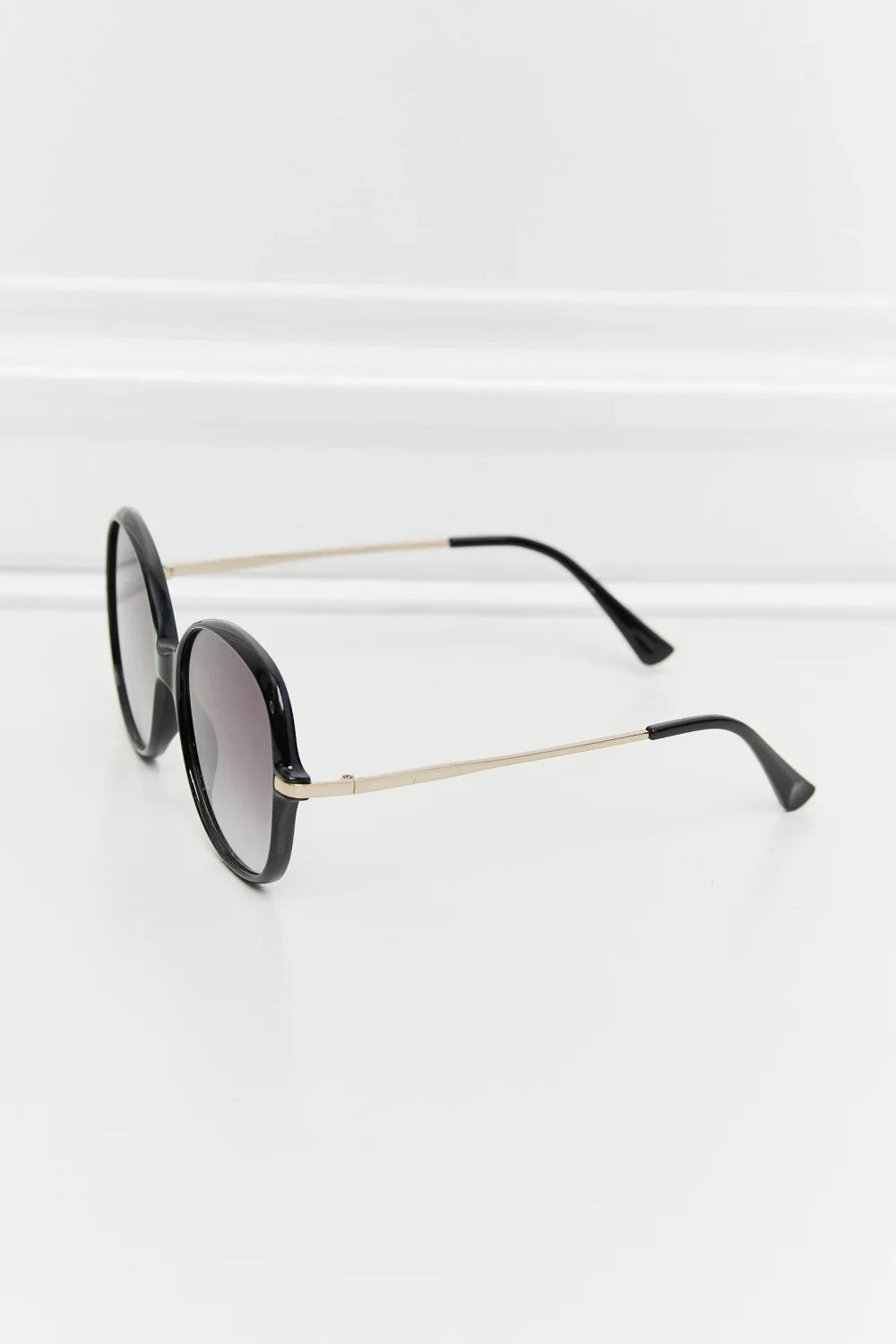 Metal-Plastic Hybrid Full Rim Sunglasses - Piña Colada