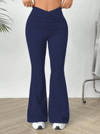 High Waisted Flare Pants - Piña Colada