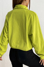 Snap Down Collared Jacket - Piña Colada