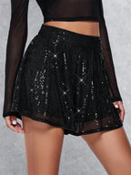 Sequin Mini Skirt - Piña Colada