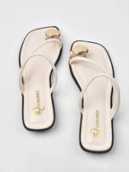 PU Leather Summer Sandals - Piña Colada
