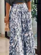 Surplice Top and High Waist Pants Set - Piña Colada