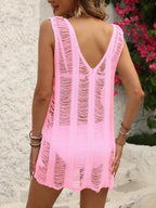 V-Neck Sleeveless Cover-Up - Piña Colada