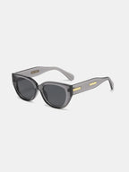 Cat Eye Polycarbonate Frame Sunglasses - Piña Colada