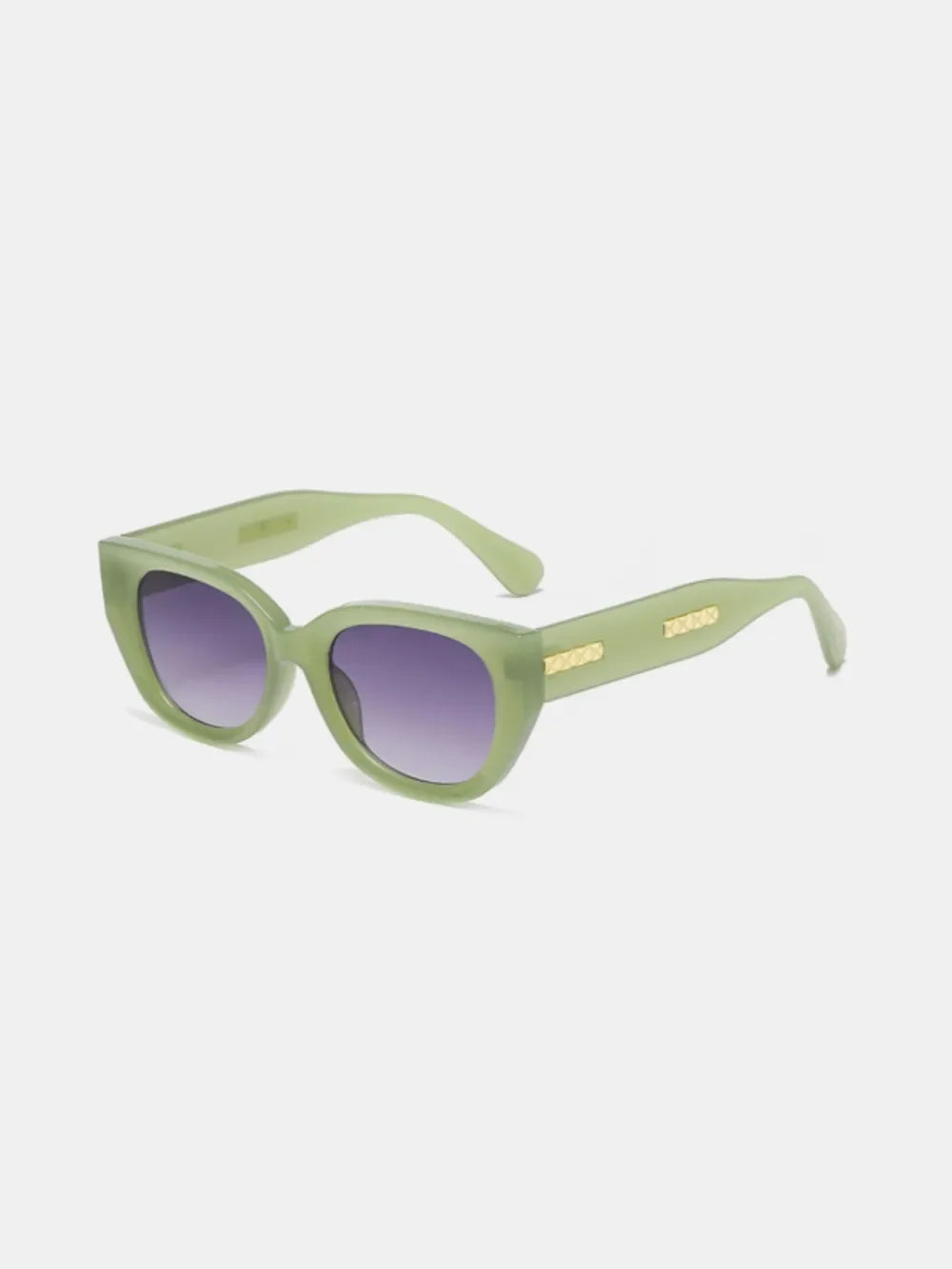 Cat Eye Polycarbonate Frame Sunglasses - Piña Colada