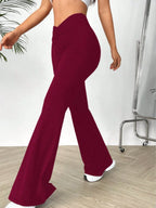 High Waisted Flare Pants - Piña Colada