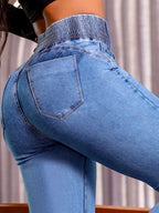 High Rise Bootcut Jeans - Piña Colada