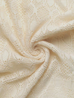 Decorative Button Wide Leg Pants - Piña Colada