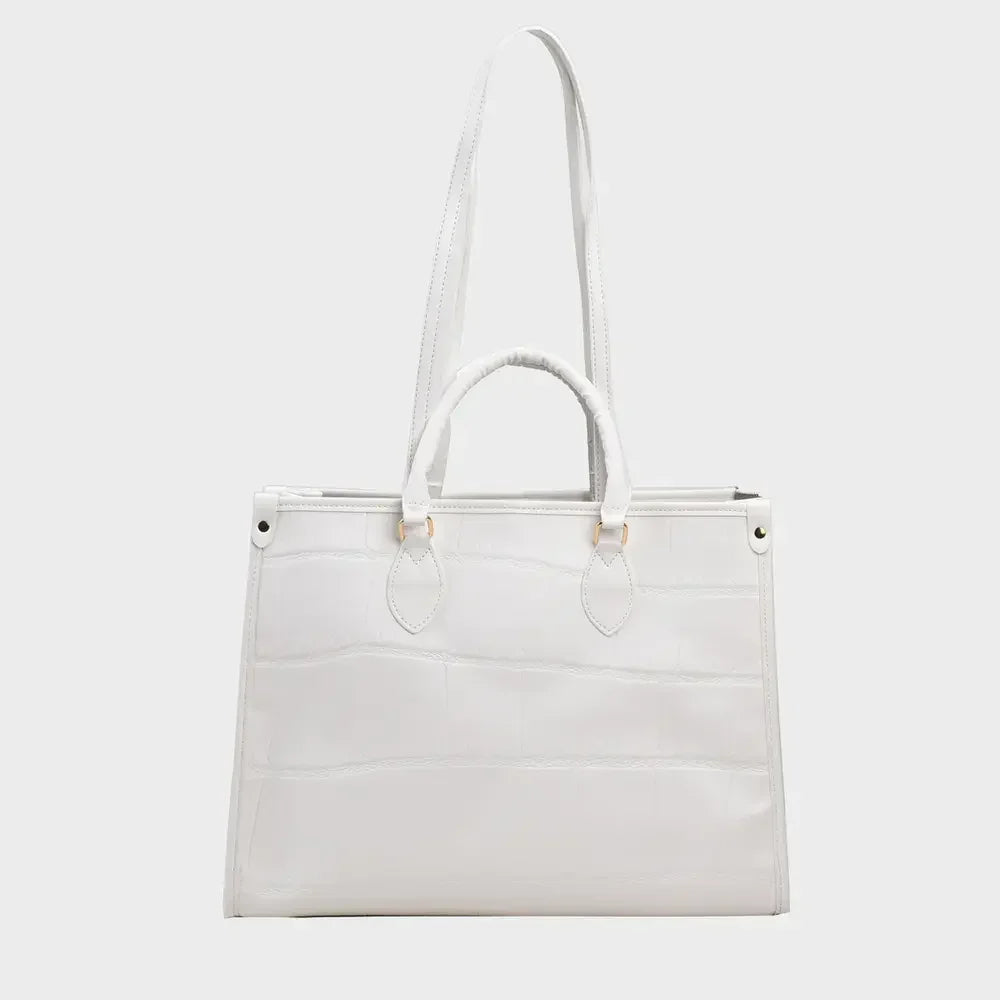 PU Leather Tote Bag - Piña Colada
