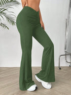 High Waisted Flare Pants - Piña Colada