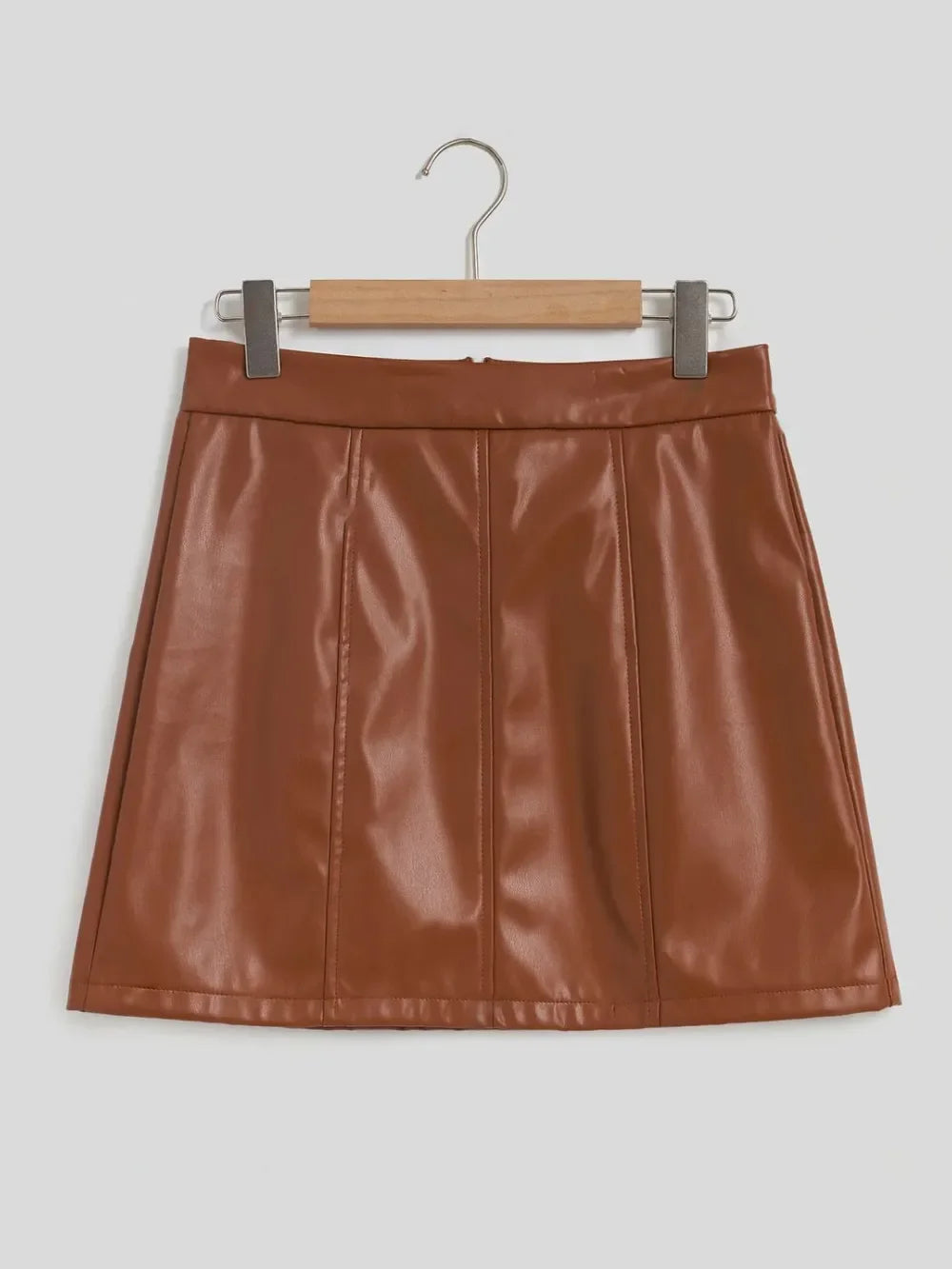 Mini Skirt with Zipper - Piña Colada