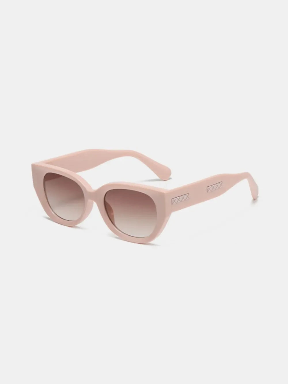 Cat Eye Polycarbonate Frame Sunglasses - Piña Colada
