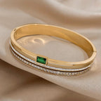 Stainless Steel Cuff Bracelet Color - Piña Colada