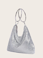 Sequin Casual Nylon Tote - Piña Colada