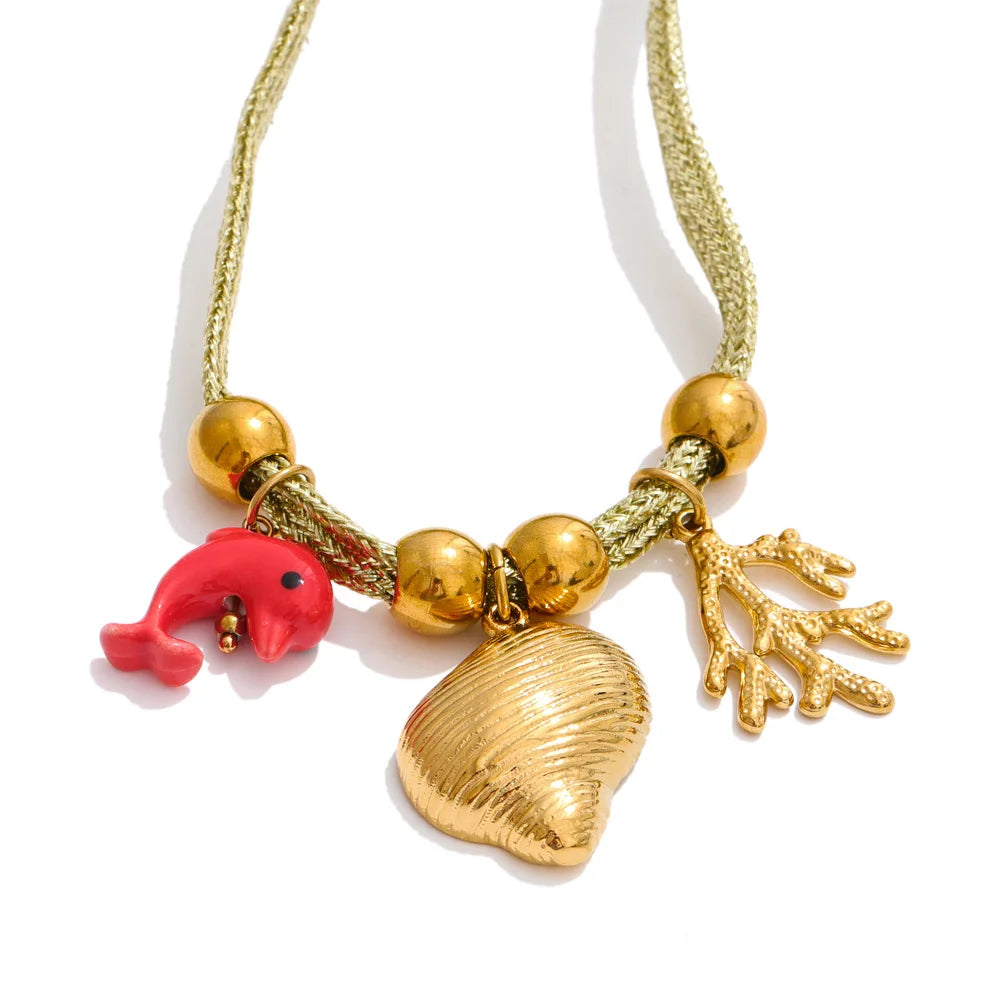 Sweet Tropics Charm Necklace