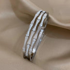 Stainless Steel Cuff Bracelet Color - Piña Colada