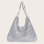 Sequin Casual Nylon Tote - Piña Colada