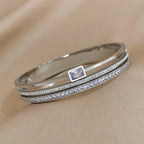 Stainless Steel Cuff Bracelet Color - Piña Colada
