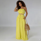 2 Piece Outfits Top Maxi Pant