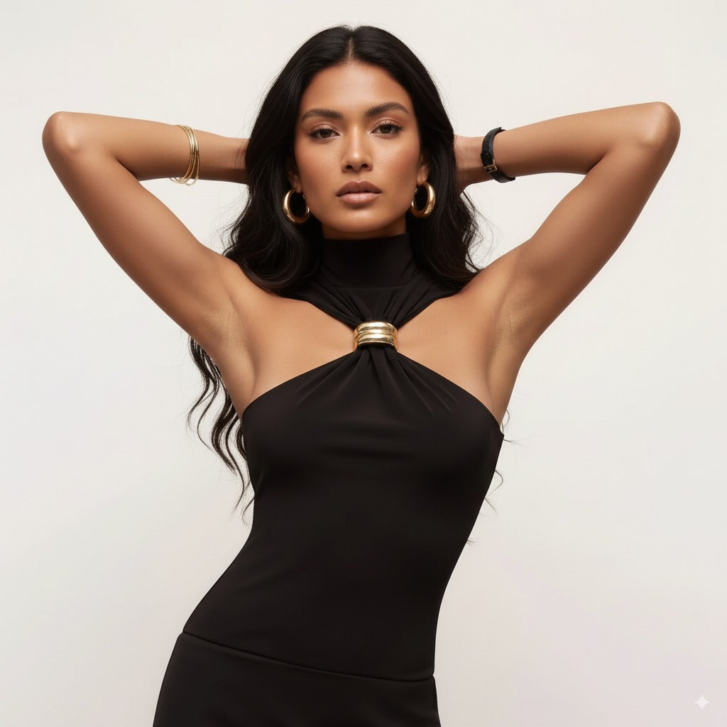 Turtleneck Metal Ring
