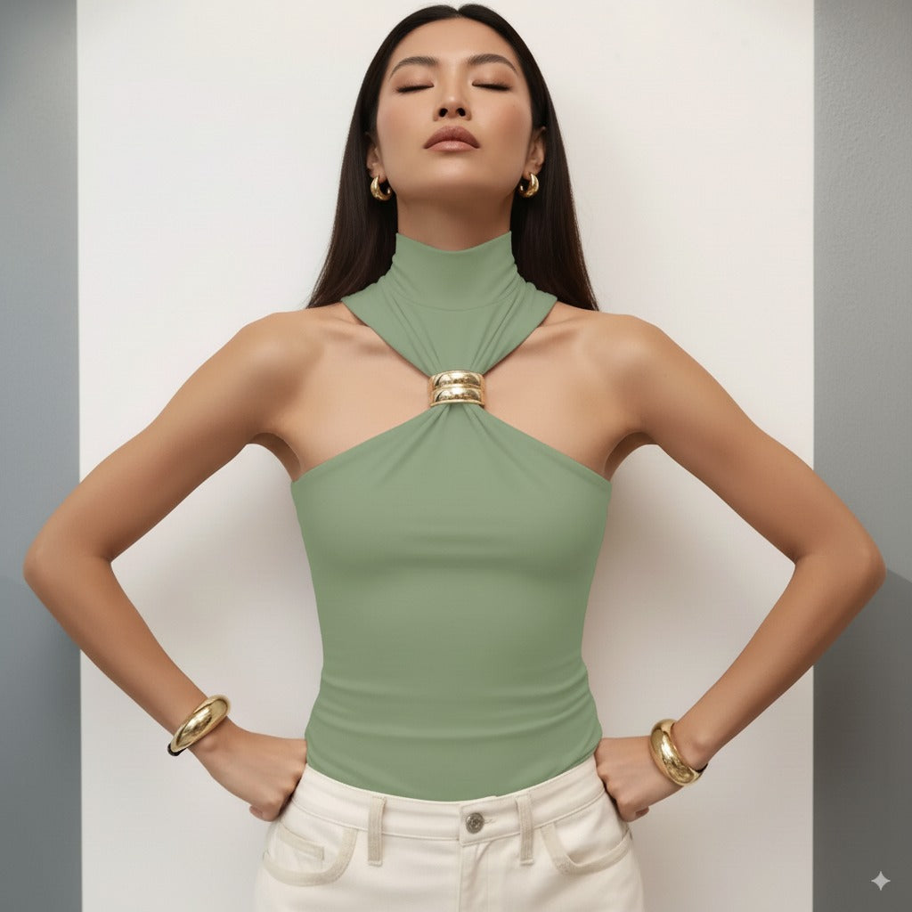 Turtleneck Metal Ring