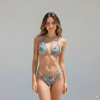 Sexy Tropical Print Bikini Set 2025