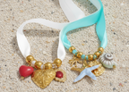 Ocean Amore Ribbon Necklace