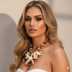 Boho Geometric Necklace Starfishs