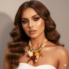 Boho Geometric Necklace Starfishs