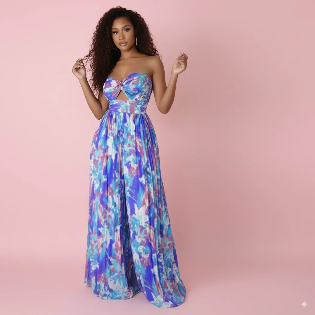 One Piece Print Floral