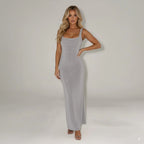 Vestido largo sin espalda para mujer Diamonds