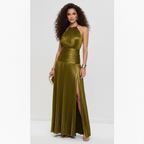 Corset Dress Off Shoulder Halter
