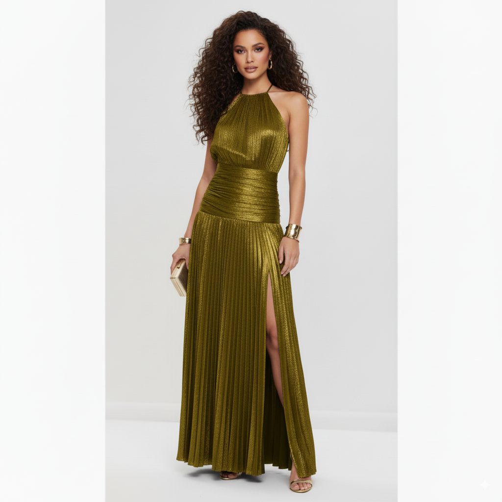 Corset Dress Off Shoulder Halter