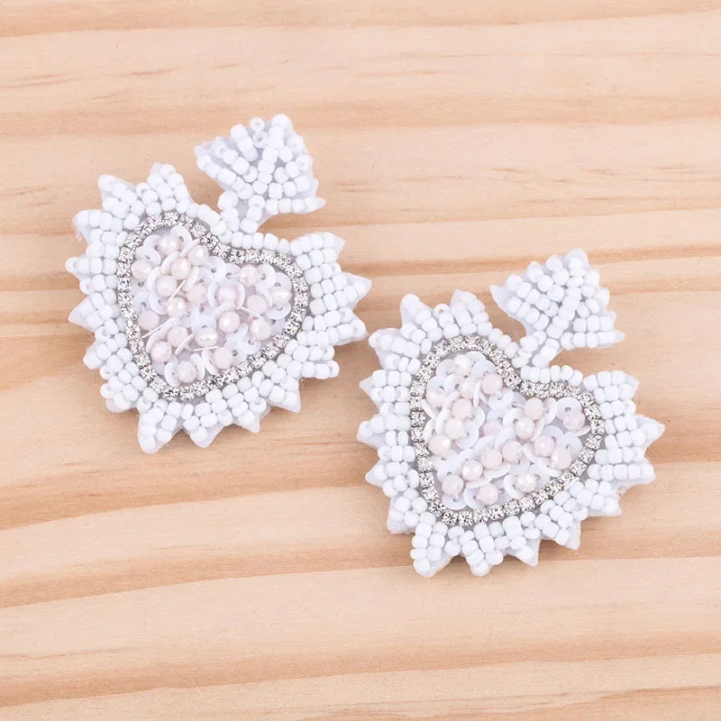 Tassel Earrings Boho - Piña Colada
