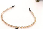 Crystal Pearl Rhinestone Hairband - Piña Colada