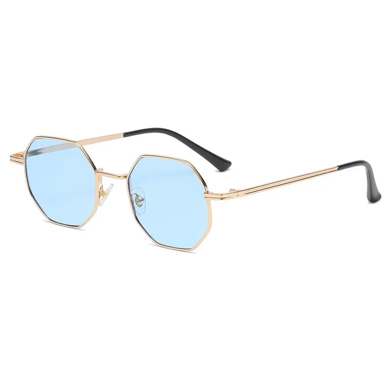 Polygon Metal Sunglasses - Piña Colada
