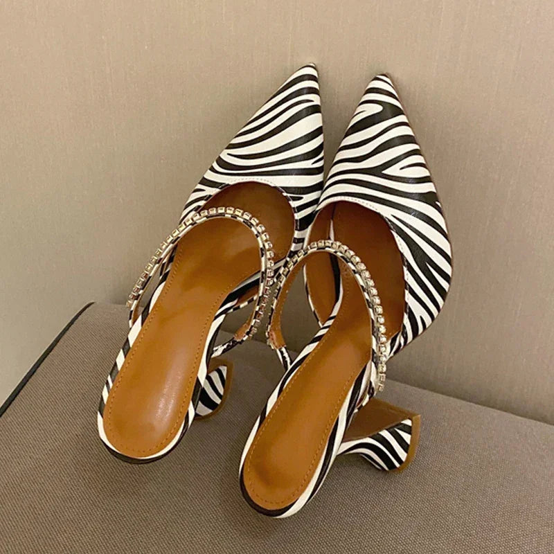 New Zebra Women Pumps - Piña Colada