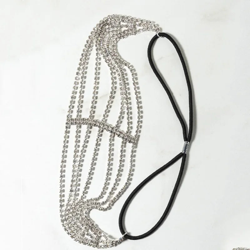 Rhinestone Head Chain - Piña Colada