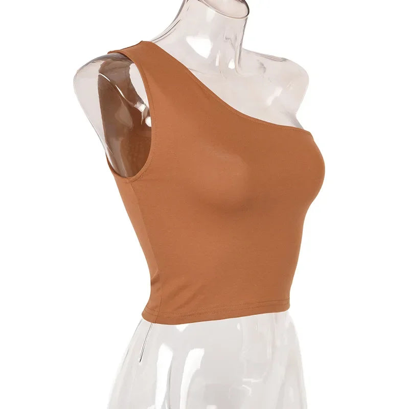 Backless Stretch Tank Top – Sleek Club Style - Piña Colada