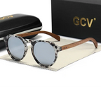 Walnut Wood Sunglasses - Piña Colada