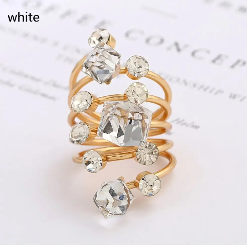 Crystal Stone Rings - Piña Colada