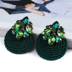 Bold Cotton Drop Earrings - Piña Colada