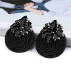 Bold Cotton Drop Earrings - Piña Colada